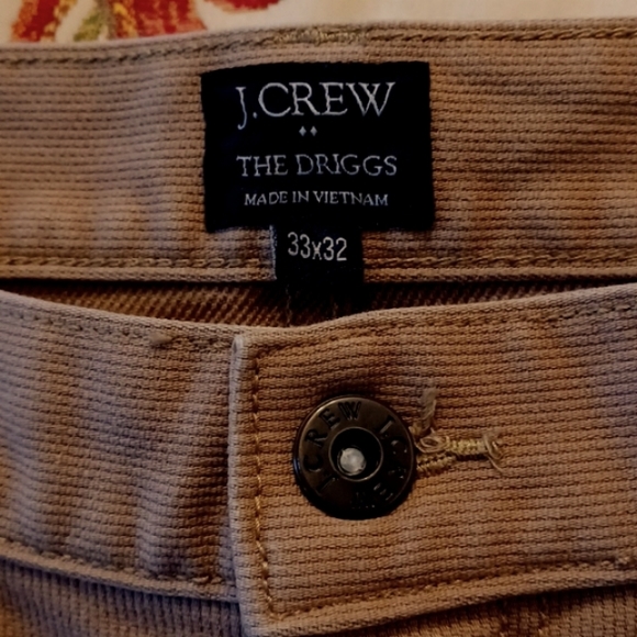 J.Crew "The Driggs" Tan Cotton Canvas Jeans/pants M-33X32 - Picture 4 of 7
